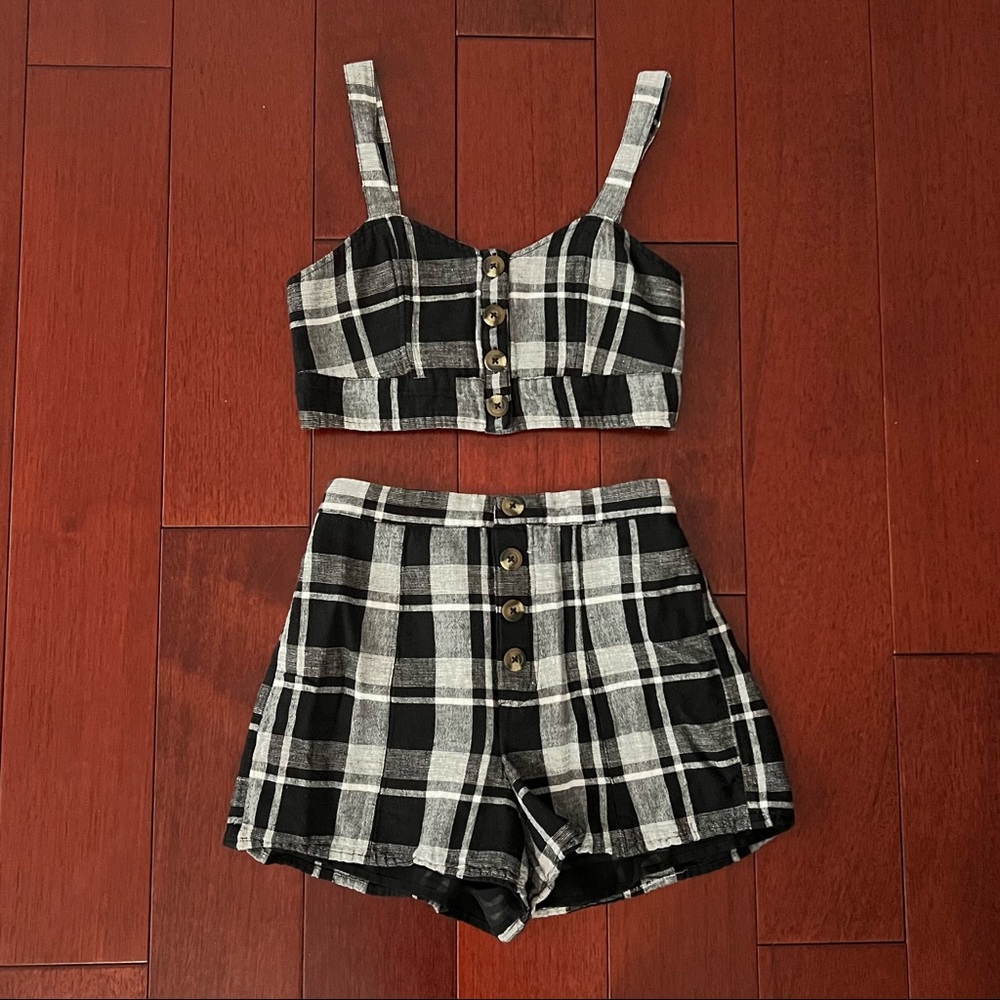 American Eagle Plaid Set